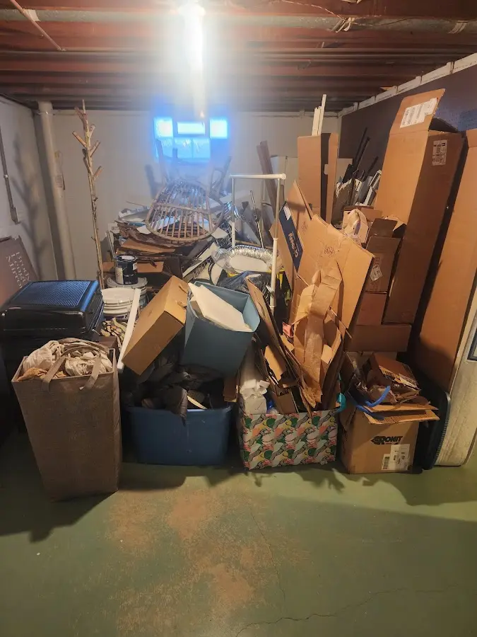 Roll-off dumpster container at job site for Concrete Dumpster Rental in Santee